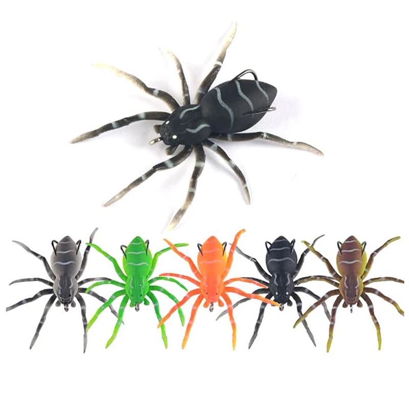 

Spider Soft Bait Silicone Bait Artificial Softbait Lures Weedless Fishing Lure