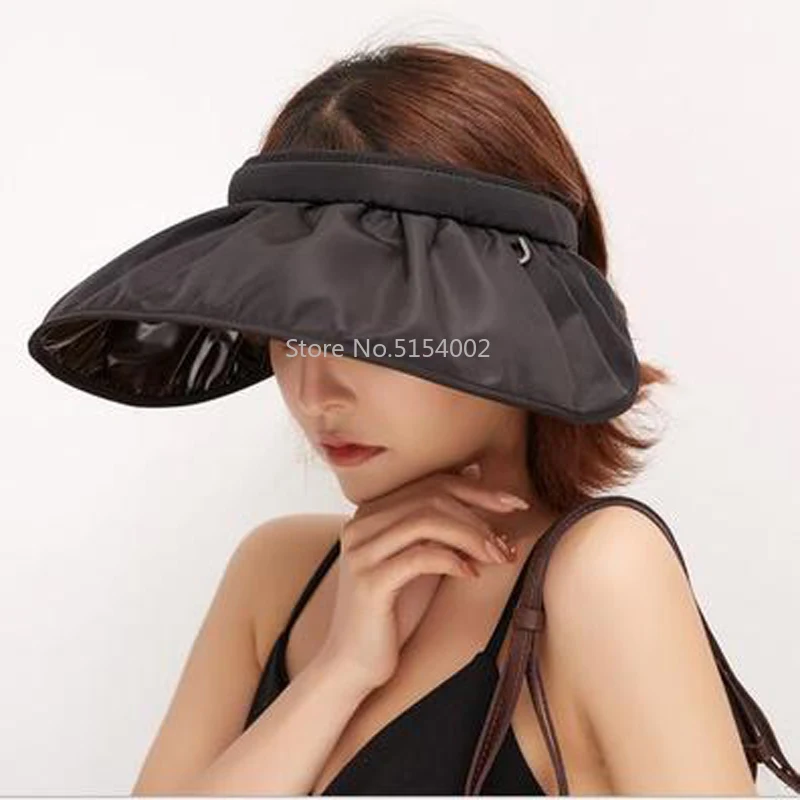 

Шляпа от солнца Складная с заколкой для волос