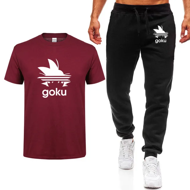 Футболка мужская с забавным аниме Драконий жемчуг Z хлопок Повседневная модная