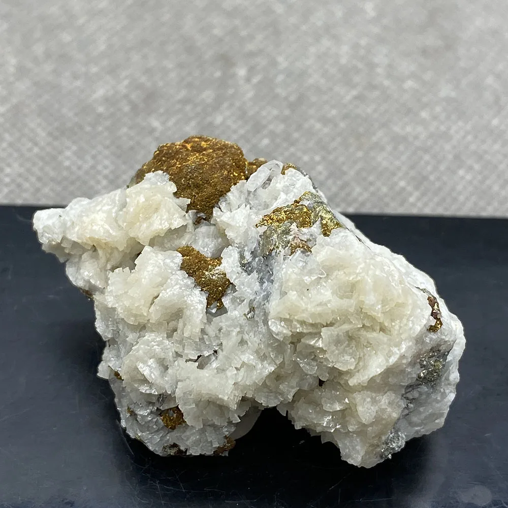 

Natural Calcite Pyrite Combination Healing Crystal Gem Specimen