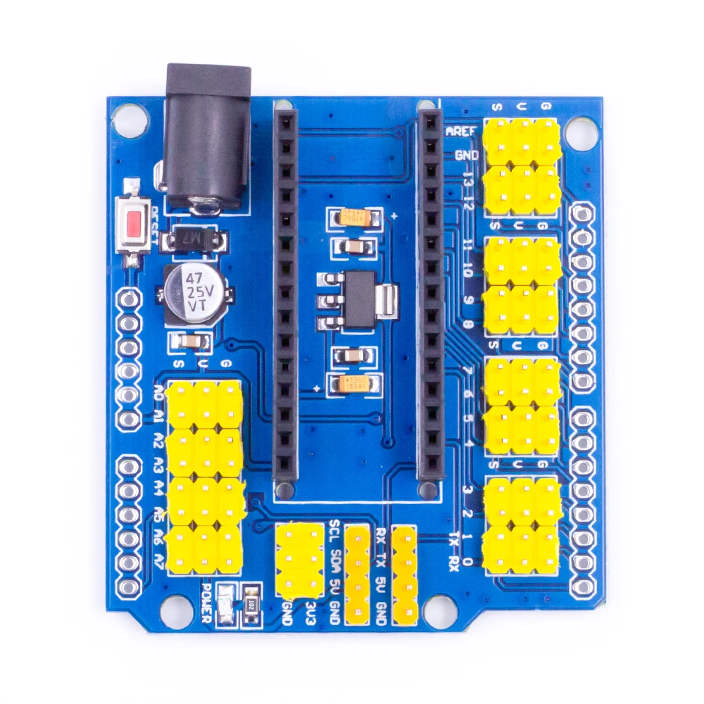 Черный Nano Board CH340/ATmega328P без кабеля USB, совместим с Arduino Nano V3.0(без кабеля - Цвет: Черный