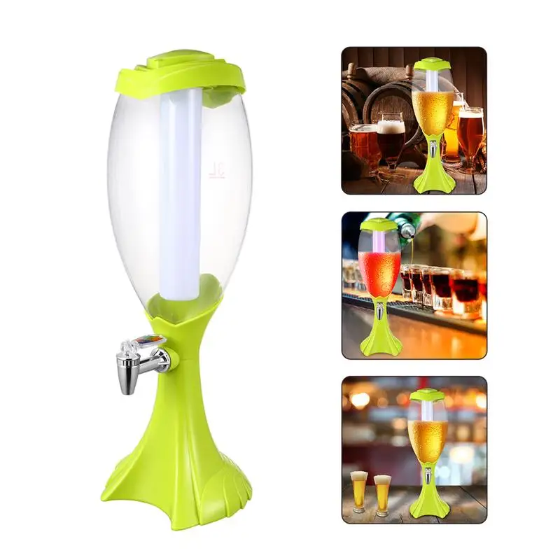 Диспенсер для пива на 3 л легкий практичный Настольный диспенсер напитков бара