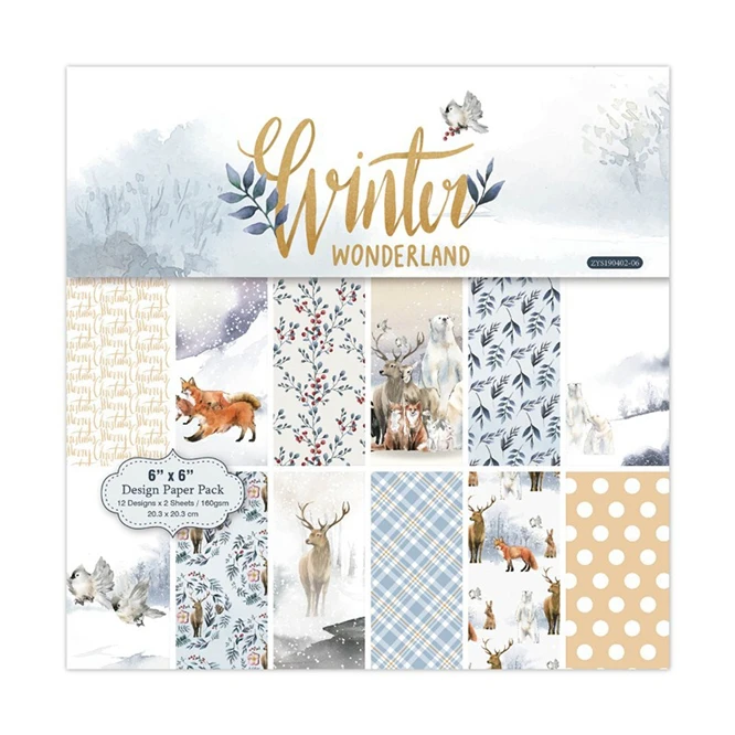 

5Sets 24sheet/set 6"X6" STARS of the flower patterned paper Scrapbooking paper pack handmade craft paper craft Background pad