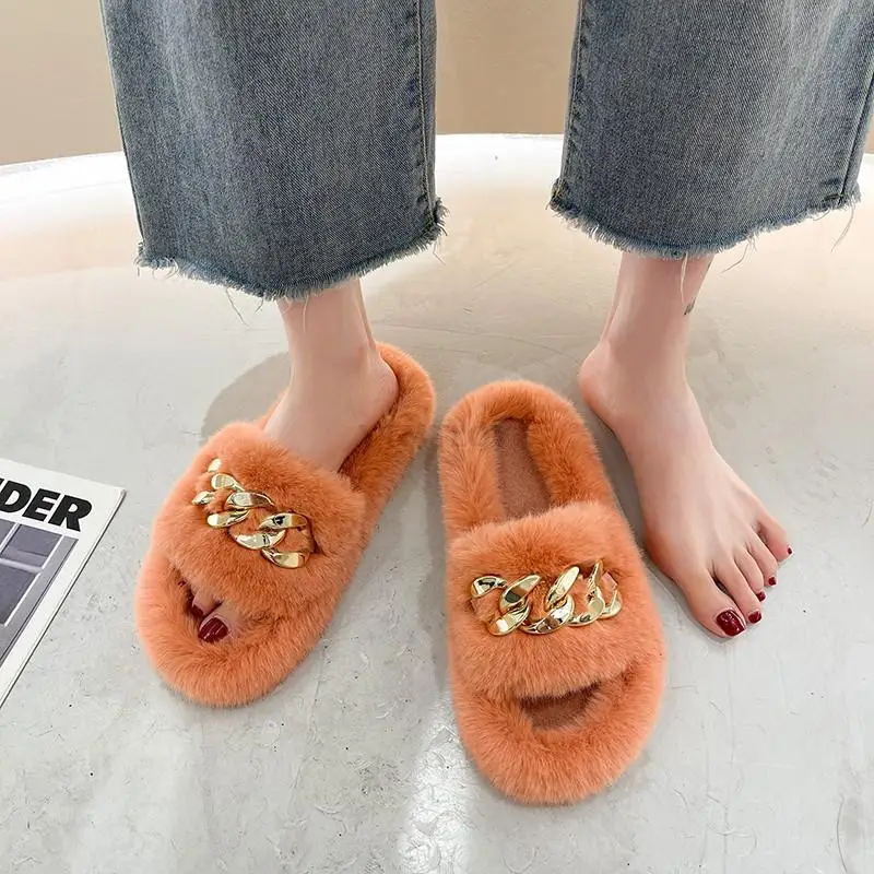 Women's Winter Warm Slippers Cozy Soft Plush Non Slip Flat Comfortable Luxury Indoor Ytmtloy House Shoes Sapatos Mulher | Обувь