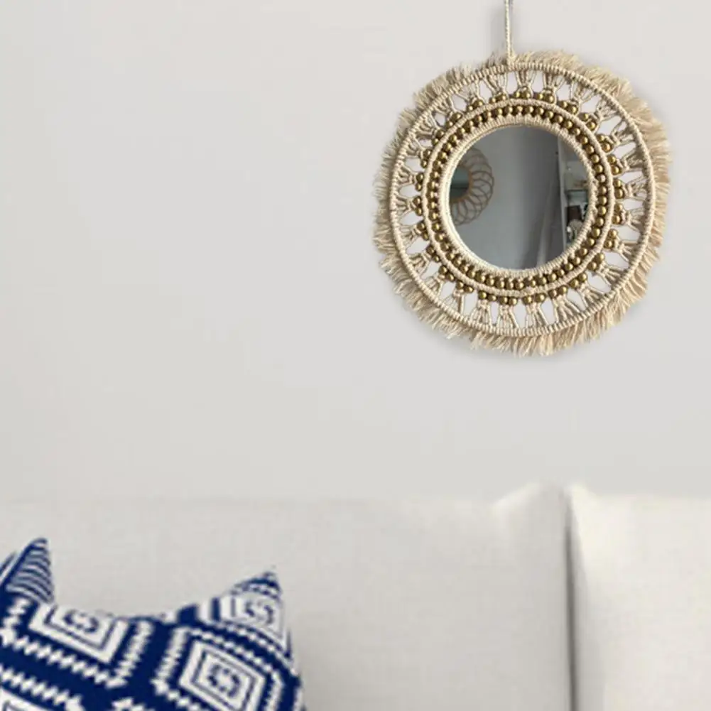 Инновационное Тканое зеркало художественное украшение Настенный декор