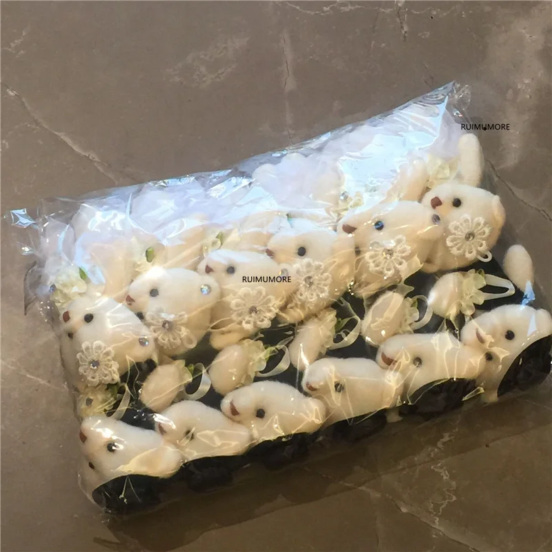 Свадебный подарок медведь плюшевая игрушка Чучела 10 см 1 пара кукла декор |