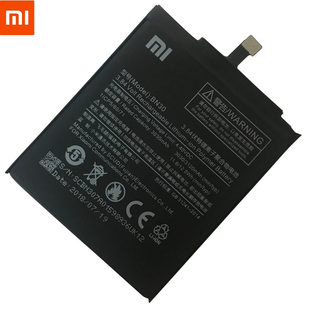 BN30 BN41 BN43 BM46 BM47 Батарея для Xiaomi Redmi Hongmi 4A Note 4 4X MTK global Snapdragon 625 Note 3 3 Pro 3 3S 3X Батарея