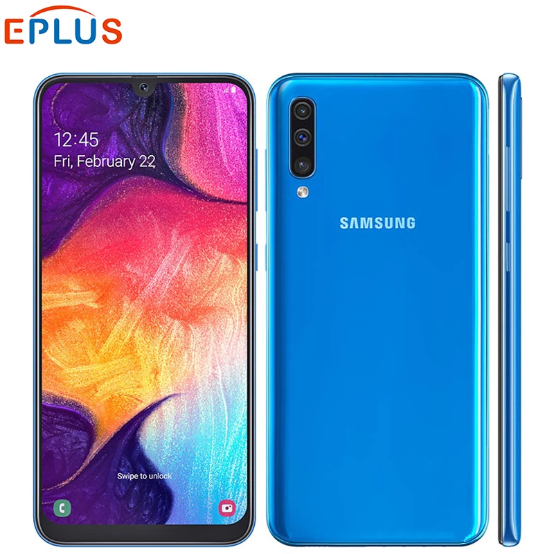 Глобальная версия смартфона Samsung Galaxy A50 4 ГБ 64 128 мобильный телефон с двумя SIM