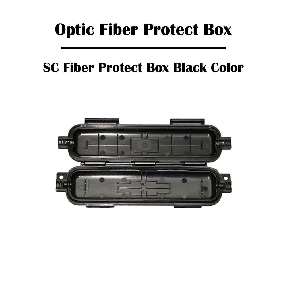 Защитная коробка из SC волокна черного/белого цвета 40 шт./лот без адаптера