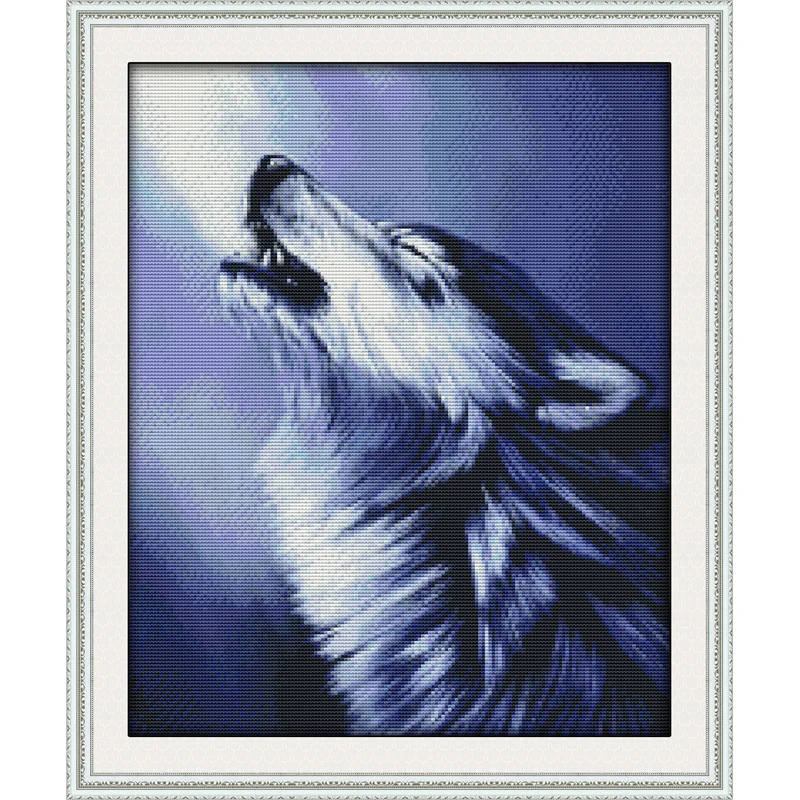 

Everlasting Love Howl Chinese Cross Stitch Kits Ecological Cotton Stamped Printed 14 11CT DIY Gift New Year Decorations For Home