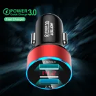 Автомобильный аккумулятор быстрое зарядное устройство 4,0 3,0 USB зарядка для Iphone 12 11 X XS Max с разъемом USB Type-C PD 3,0 быстрой зарядки автомобиля мобильный телефон зарядное устройство