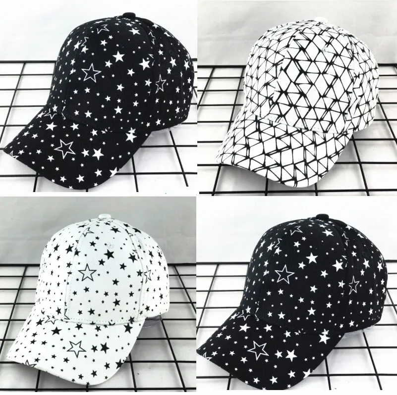 Бейсболка мужская с принтом кленовых листьев и звезд повседневная хлопковая