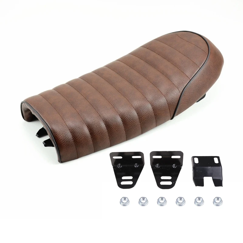 

Мотоциклетная подушка для сидения в стиле ретро, винтажное удобное седло для Кафе Racer CG 40GF