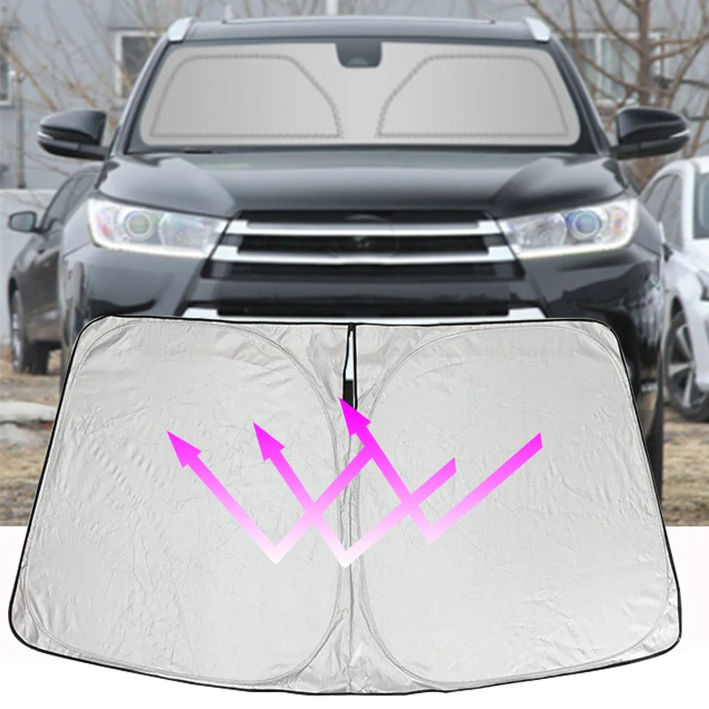 Автомобильный солнцезащитный козырек для Toyota Highlander 2008 ~ 2014 2015 2019 на лобовое