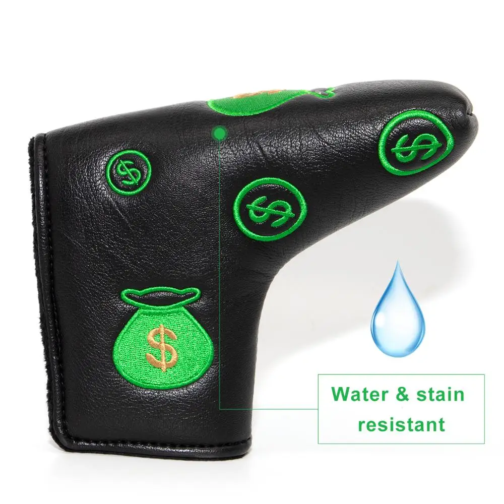 Чехол для клюшек гольфа чехлы (квадратный) из искусственной кожи с магнитным