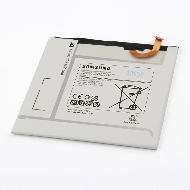 Оригинальный аккумулятор для Samsung Galaxy Tab A2S 8 0 T385 T380 EB BT367ABE 2017 Edition 5000