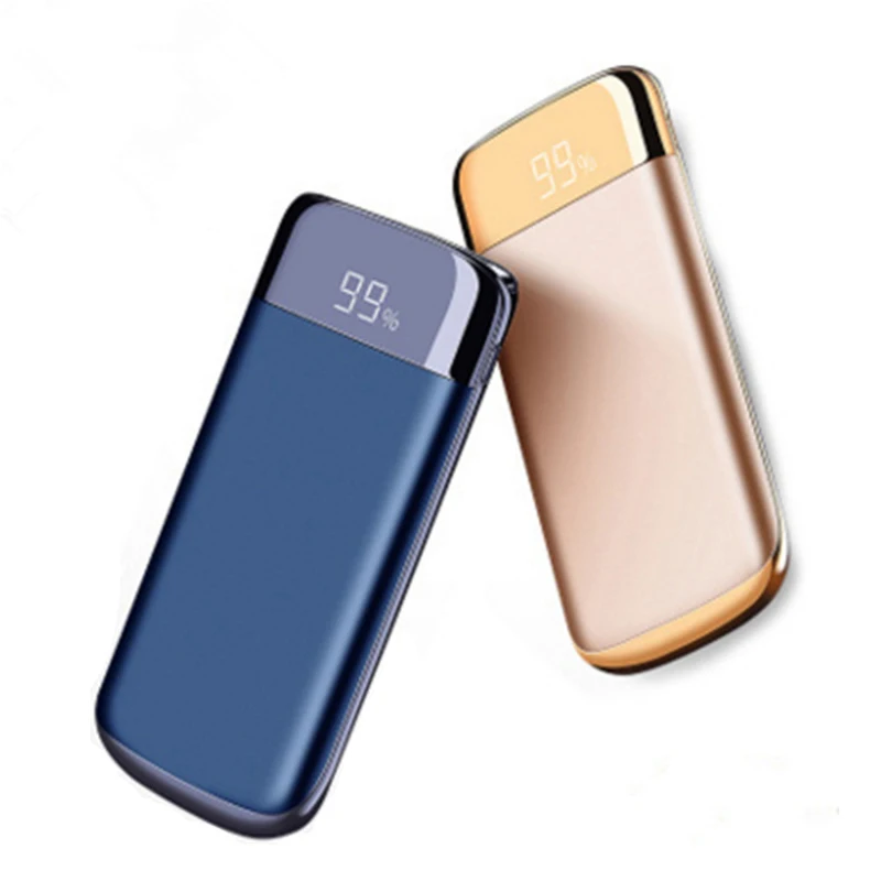 30000 мАч Внешний аккумулятор повербанк 2 USB LED портативный мобильный телефон