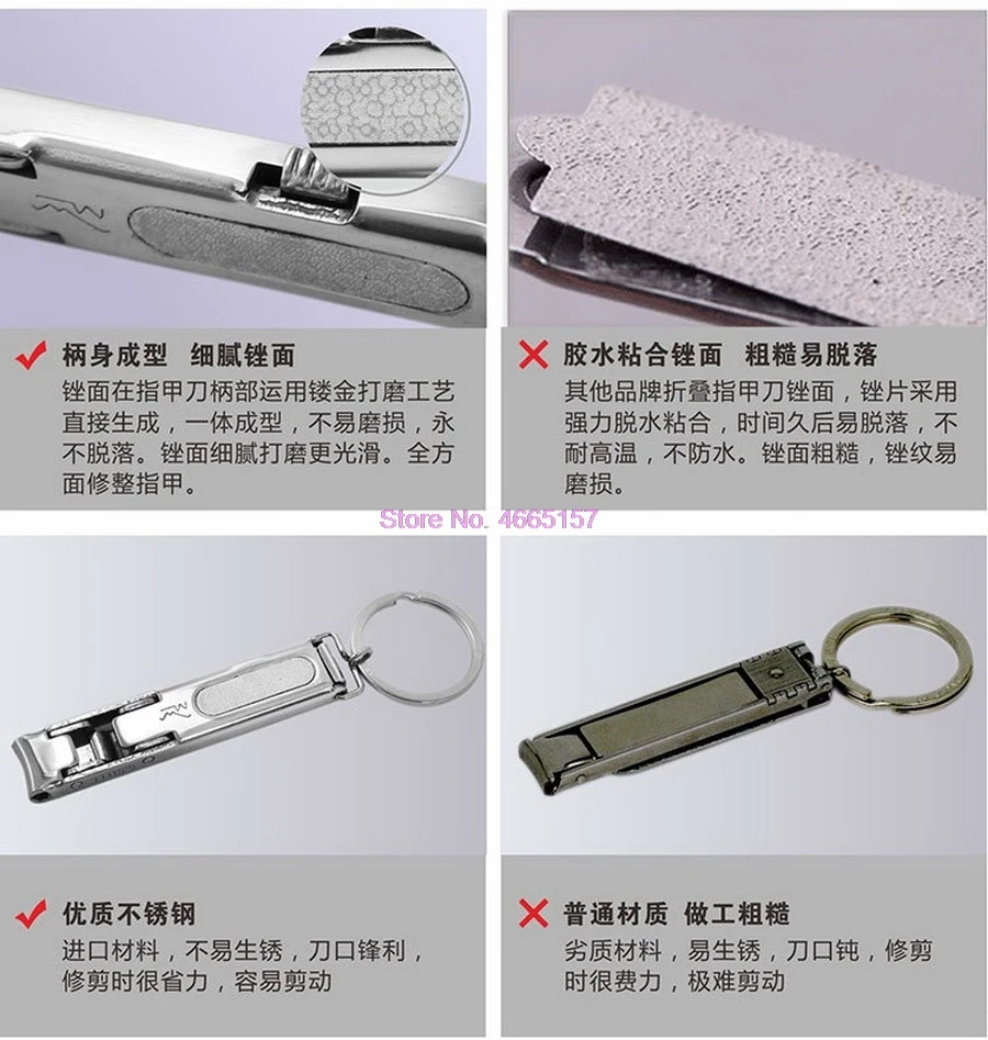 by dhl or ems 500pcs hot Stainless Steel Ultra-thin Foldable Hand Toenail Clippers Cutter Trimmer Keychain Quality | Спорт и