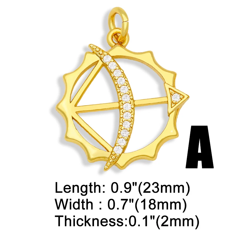 OCESRIO латунь CZ вымощенное Золотые Серьги Подвески для изготовления ювелирных