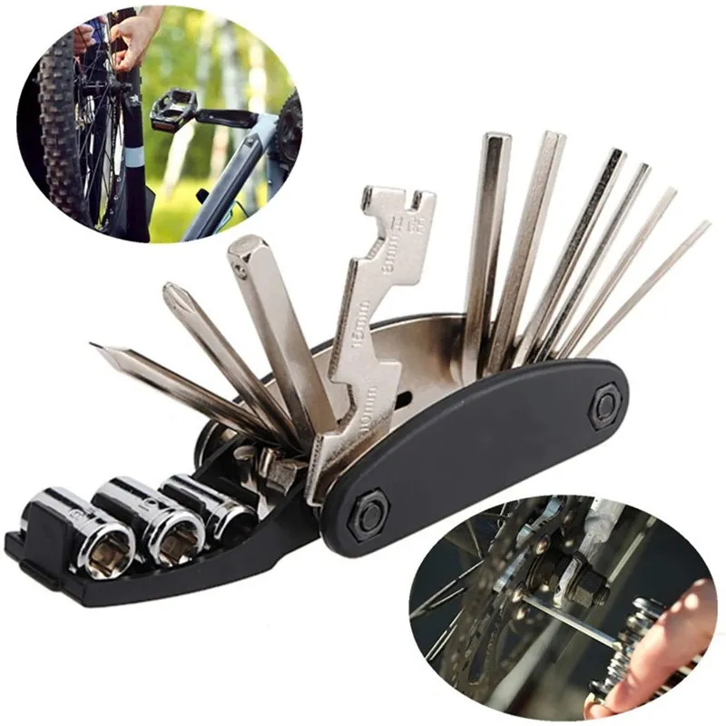 Многофункциональный мини инструмент для ремонта велосипеда 16 в 1 набор Xiaomi M365