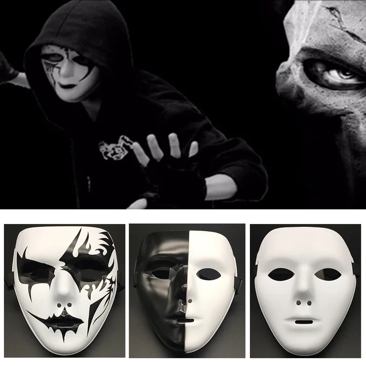 Хэллоуин хип-хоп призра Jabbawockeez маска для лица вечерние танцев вместе Выступления