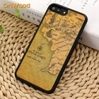 Чехол для телефона Oriwood с картой ближней земли для iPhone 5 6 6s 7 8 plus 11 12 13 pro X XR XS Max Samsung edge S8 S9 S10