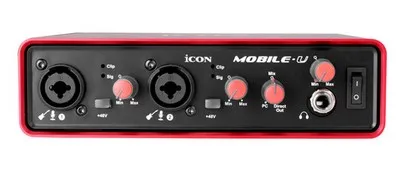 Внешняя сетевая аудиокарта ICON/Aiken Mobile U VST K трек компьютер USB профессиональная