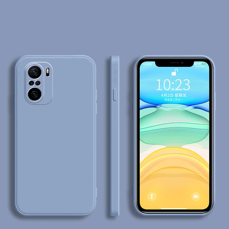 Модный силиконовый чехол с квадратной рамкой для телефона Xiaomi Redmi K40 K30 K20 Pro Plus