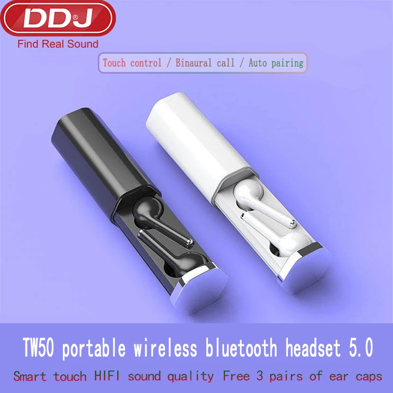 TWS беспроводные Bluetooth наушники 5 0 музыкальные деловые спортивные стереонаушники