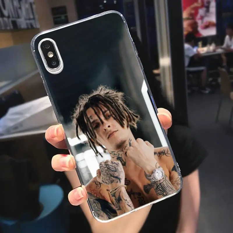 

Russia Rapper Kizaru Phone Case Transparent soft For iphone 5 5s 5c se 6 6s 7 8 11 12 plus mini x xs xr pro max