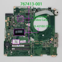 767413 501 767413 001 w 840m2gb i5 4210u cpu day11amb6e0 for hp pavilion 17 f115ng 17t f000 notebook pc motherboard tested