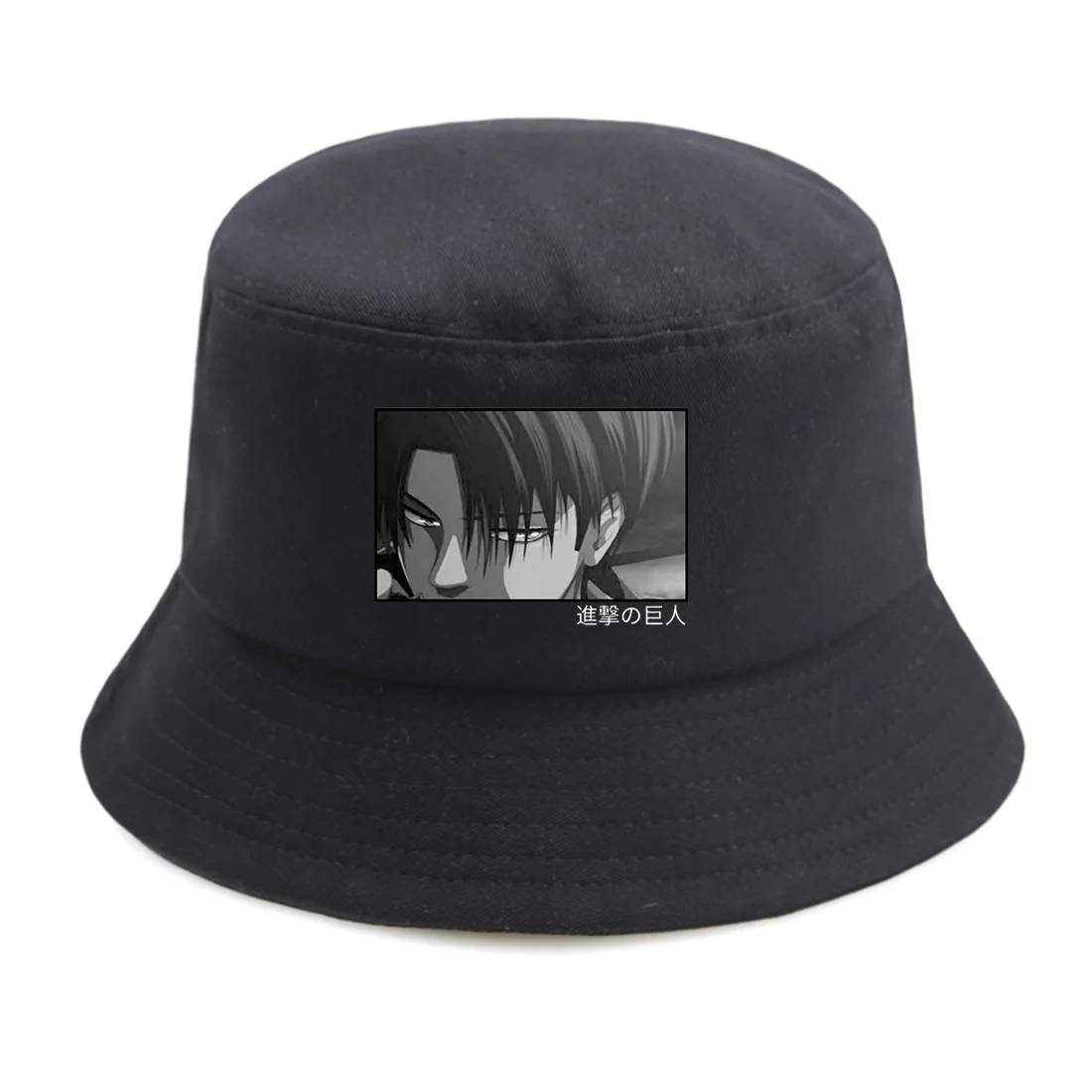 

Панама Женская Складная в Корейском стиле, Повседневная Панама «атака на Титанов», мягкая уличная шапка с графическим принтом, Кепка в стил...