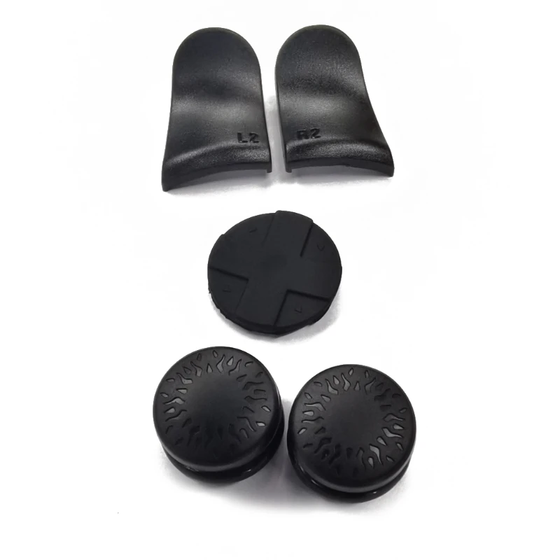 

5 in1 Thumb Grip Stick Joystick FPS Thumb Stick Grip Cap Joystick Cover L2 R2 Button Trigger Extenders For PS5 L41F