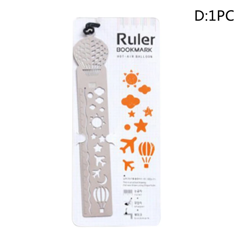 

Horse Birdcage Hollow Metal Bookmark Ruler For Kids Student Gift School Supplies