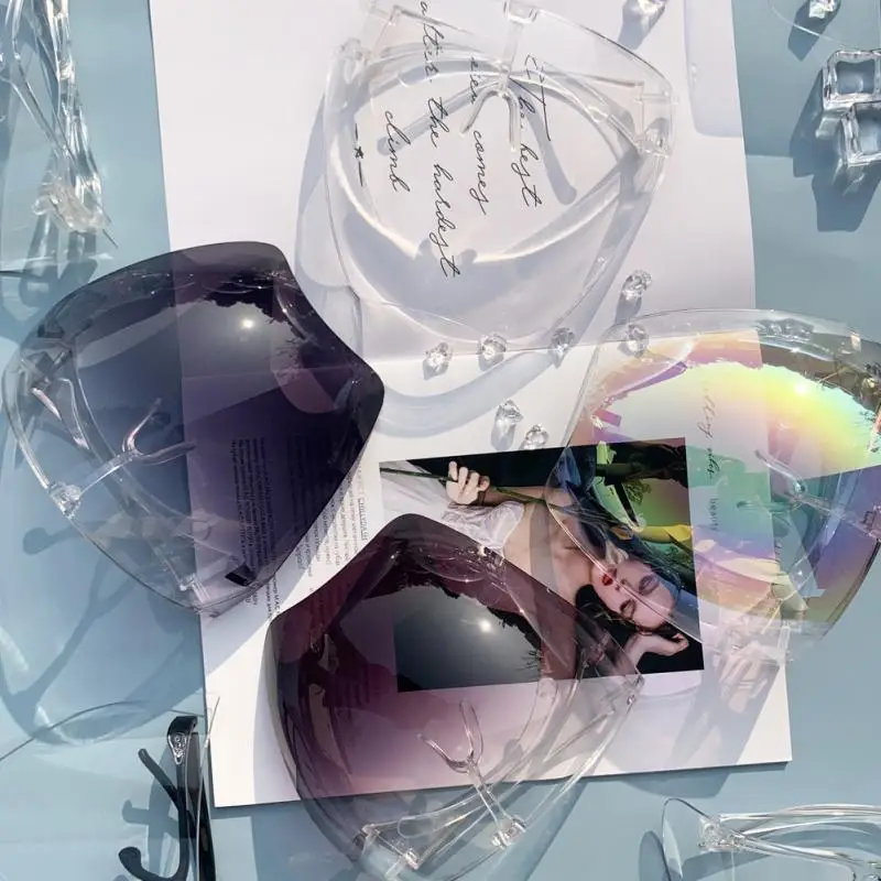 Цветная защитная маска на все лицо пылезащитные очки защитные