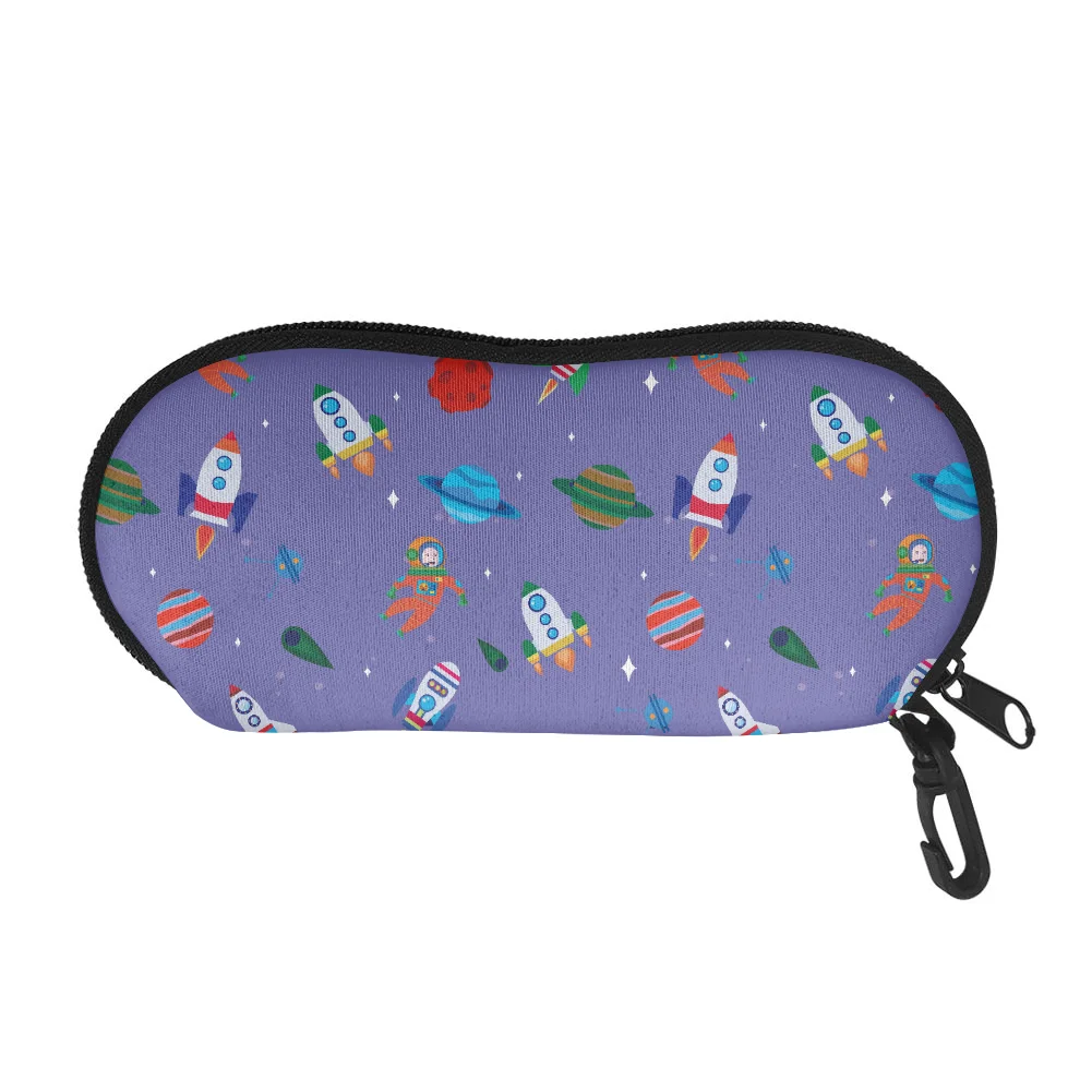 

Portable Cartoon Astronaut Glasses Box Travel Sunglasses Container Bag DIY Eyeswear Pouch Bag Children Spectacle Cases Gift
