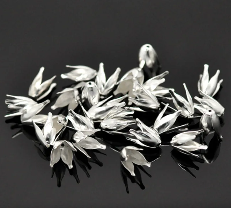 DoreenBeads сплав на железной основе бусины колпачки Цветок Античная Бронза/серебро