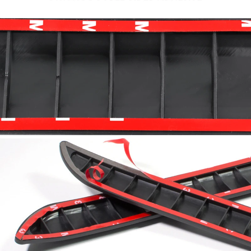 39 см 2/4 шт Автомобильный передний задний бампер Защита полоса царапины наклейка