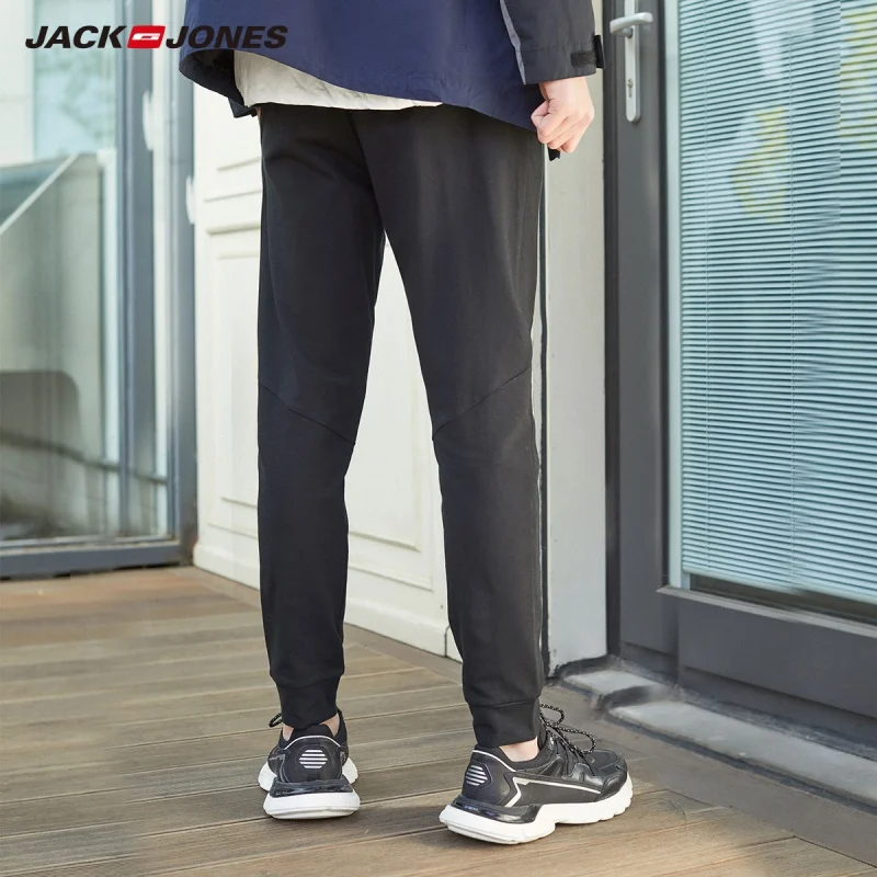 JackJones мужские облегающие повседневные брюки 100% хлопковые зауженные Мужская