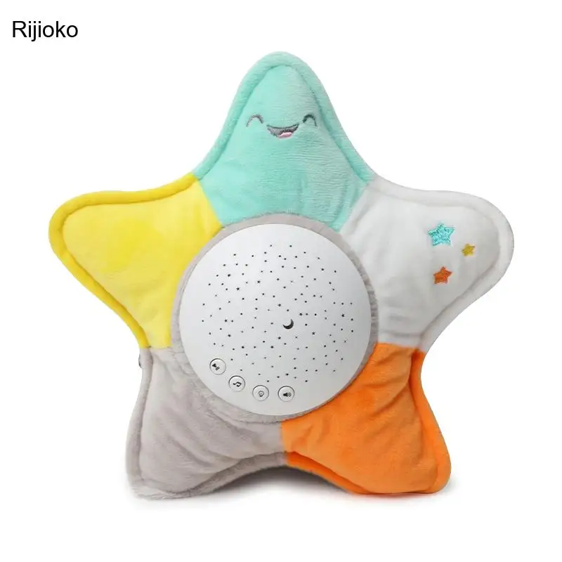 

Kids Soft Toys Stuffed Sleep Led Night Lamp Stuffed Animal Plush Toys With Music & Stars Projector Light Baby Toys For Girls Boy