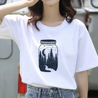 graphic tees tops environmental protection theme white t shirts women funny t shirt white tops casual short camisetas mujer