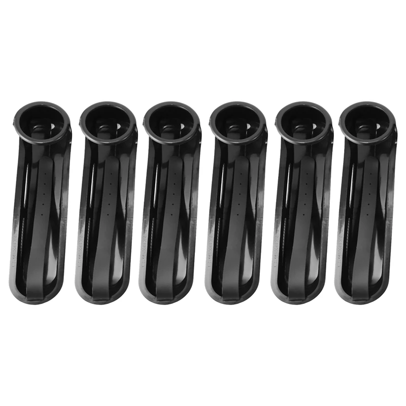 

6PCS Pool Eight Ball Table Pocket Rail Slide Track Plastic Billiard Table Rail Pocket Billiard Table Rail Pocket