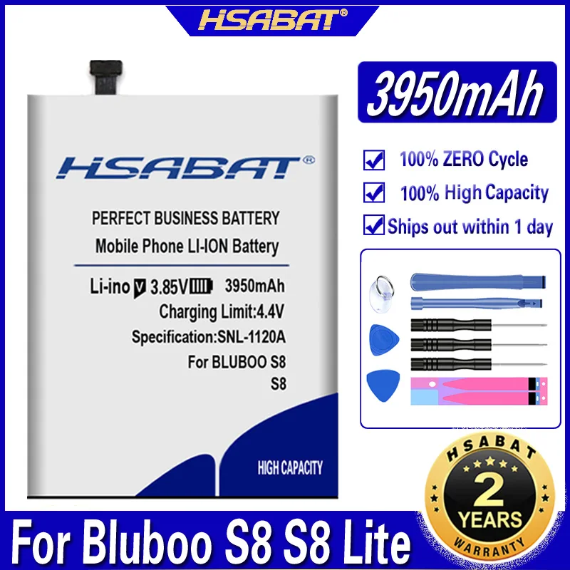 Аккумулятор HSABAT 3950 мАч для аккумуляторов Bluboo S8 / lite|Аккумуляторы мобильных