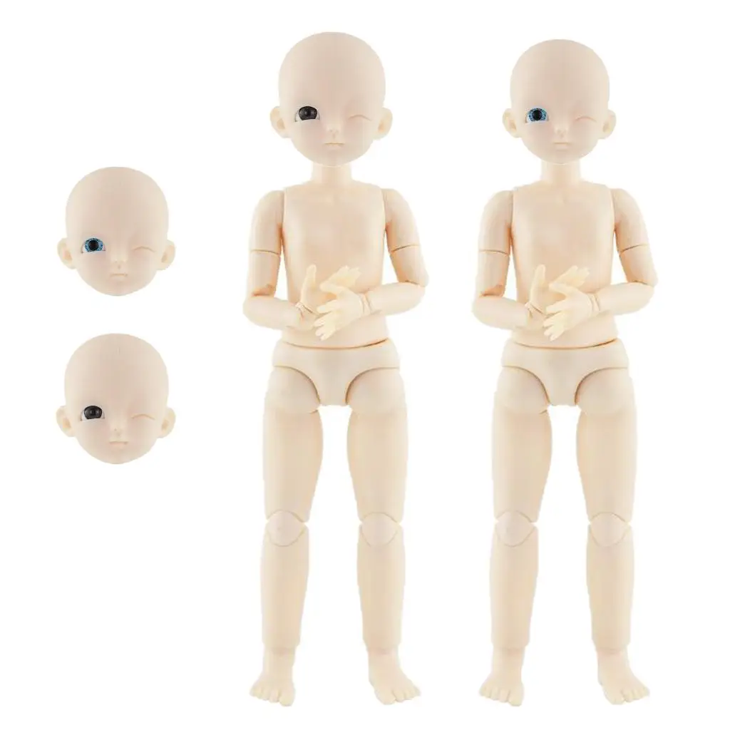

Пустая гибкая пластиковая Подмигивающая девочка, 28 см, 22 шарнира, аксессуары для кукол