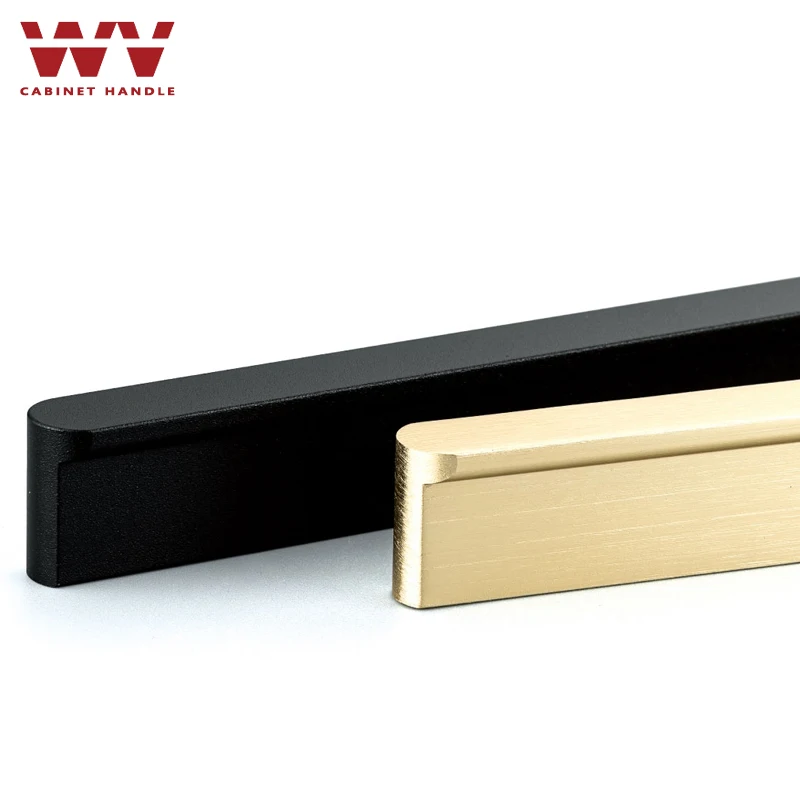 ВМ ручки шкафа матовый Медь черный Алюминий сплав Кухня для выдвижных ящиков