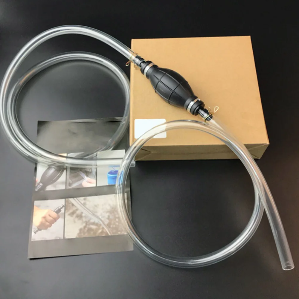 Универсальный автомобильный топливный насос ручной всасывающий для жидкости