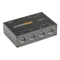 DOREMiDi HUB-3 USB Power Converter MIDI 33 Interface Box Controller Adapter AU Guitar Effect Pedal Guitar Parts & Accessories