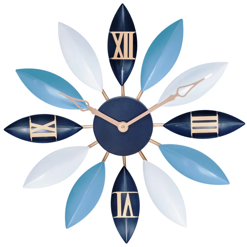 

Настенные часы в скандинавском стиле, простые роскошные современные бесшумные креативные настенные для гостиной, украшение для дома WF50WC