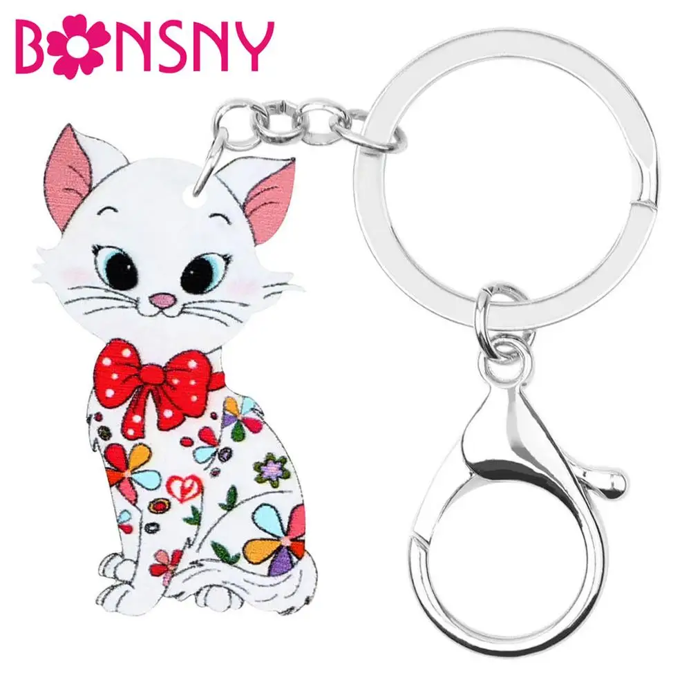 Акриловая Цветочная Женская сумочка Bonsny в виде кошки | Украшения и аксессуары