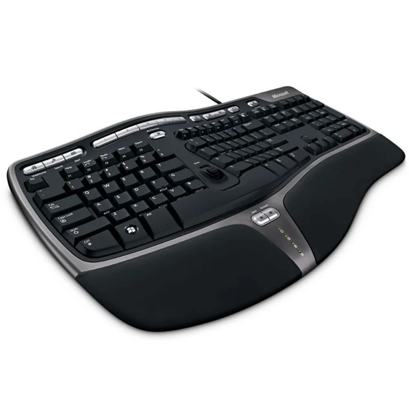 Microsoft Ergonomics 4000 Keyboard Design Multimedia Curve Wired English Keypad PC Computer | Компьютеры и офис